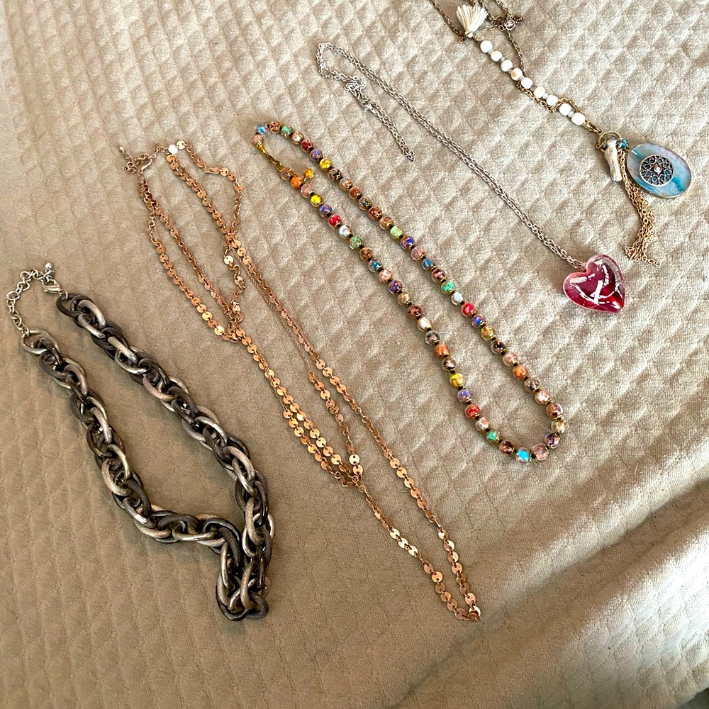 Women’s costume necklaces